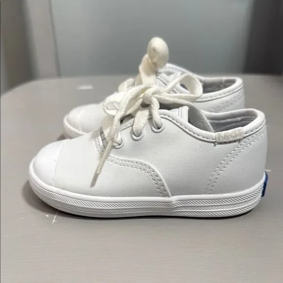 Keds Like New White Sneakers Classic leather - Picture 4 of 9